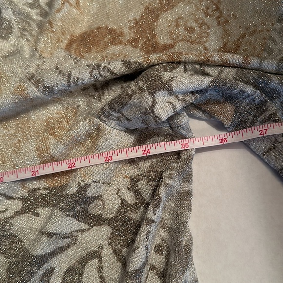 Alfred Dunner sparkle shimmer three-quarter sleeves sweater lightweight EUC - Picture 7 of 9
